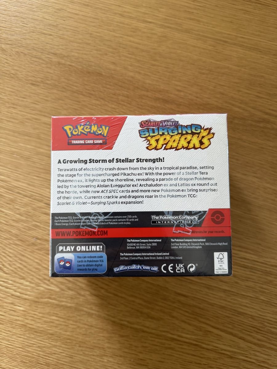 Pokémon Carte collezionabili: Pokemon - Surging Sparks Booster box - Englisch – Nuovo e nell'imballaggio originale da Zürich venduto da ZHakura 2