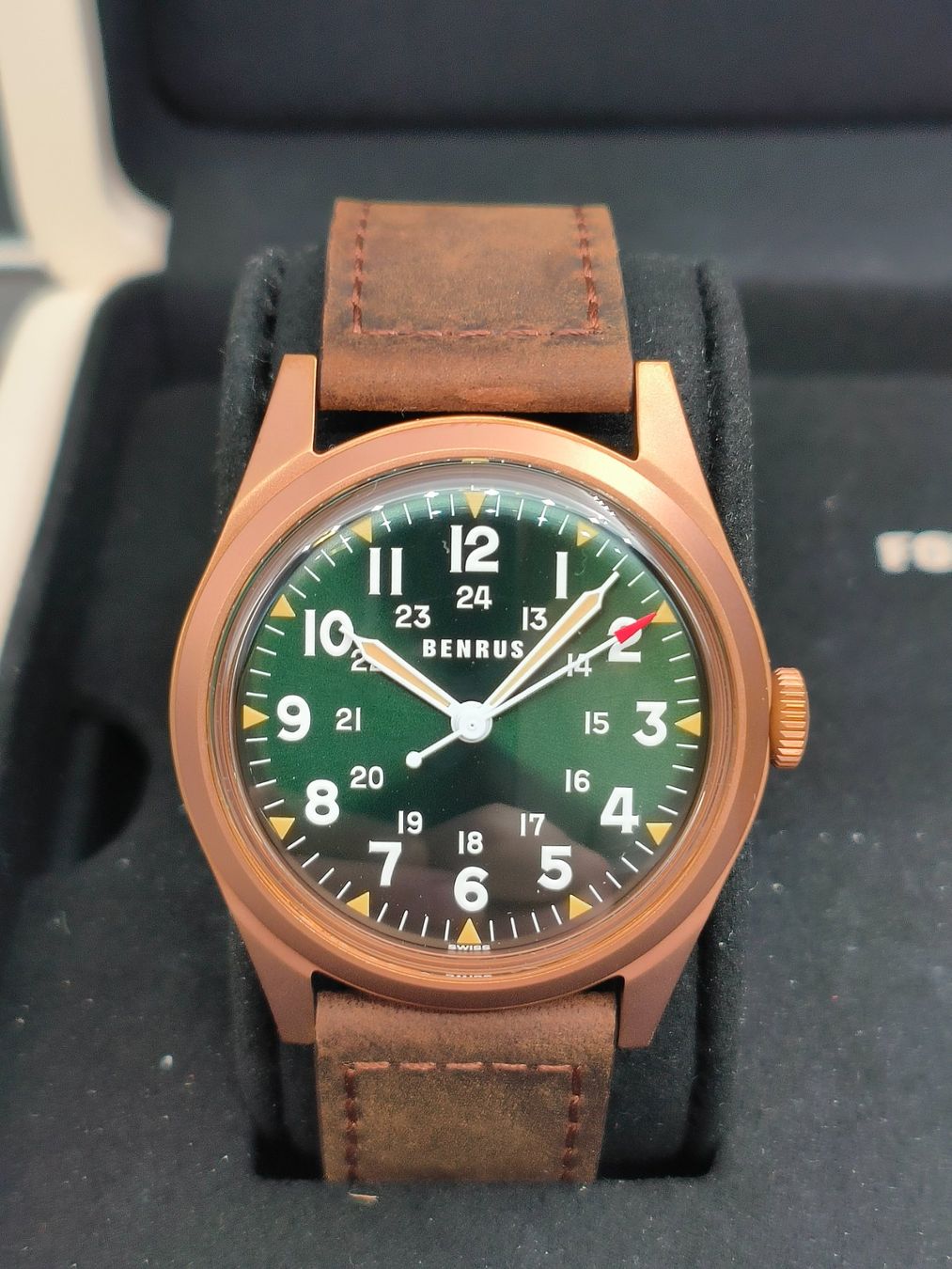 Orologi: Benrus – Nuovo e nell'imballaggio originale da La Chaux-de-Fonds venduto da curtitswisswatches