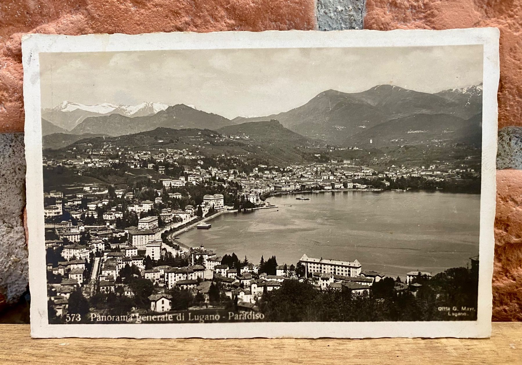 Ansichtskarten: Panorama generale di Lugano - Paradiso – Gebraucht aus Root von ENGLAND-TREASURES
