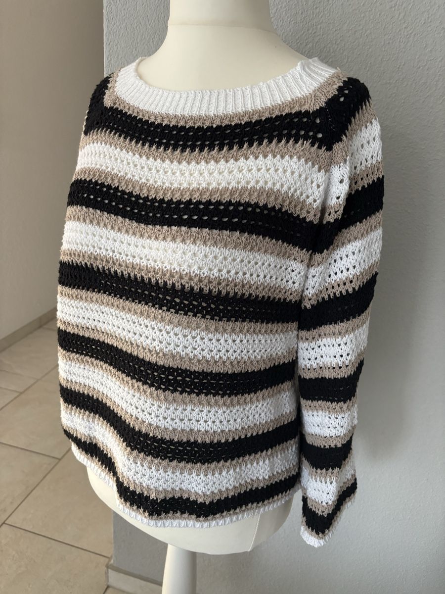 Maglioni & Felpe: Sommerlicher Strickpullover, gestreift, Made in Italy – Nuovo (secondo la descrizione) da Rothenburg venduto da Momo1302 2