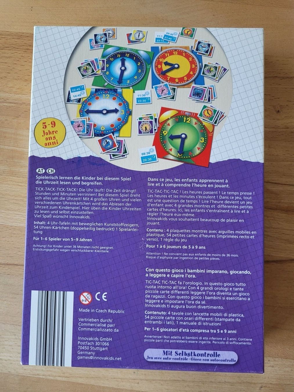 Giochi: Lernspiel Die Uhr – Usato da Erlinsbach SO venduto da Elso72 1