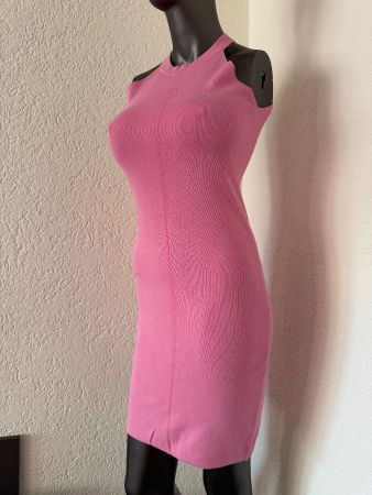 Elegante Pinkes Rosa Strickkleid Grösse M neuwertig!