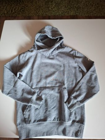 Hoody grau uni Grösse 158
