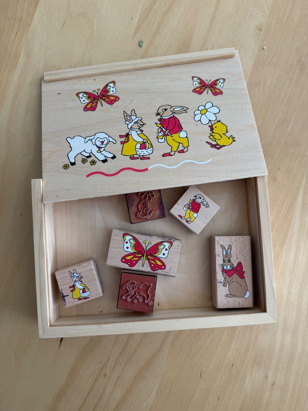 Tampons: Stempel Set Ostern Holz 6 St. – D'occasion à Goldach par Hibiskus23