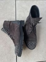Gabor Velour Leder Halbschuhe Gr. 37,5