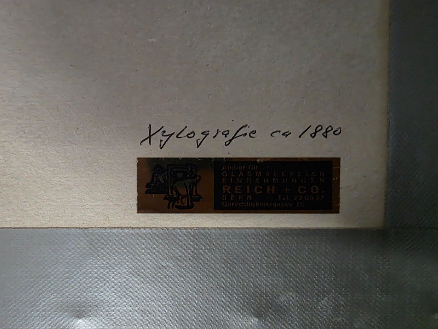 Incisioni: Holz Stich Xylografie ca. 1880 -  Bern – Usato da Walterswil BE venduto da Lonitti 8