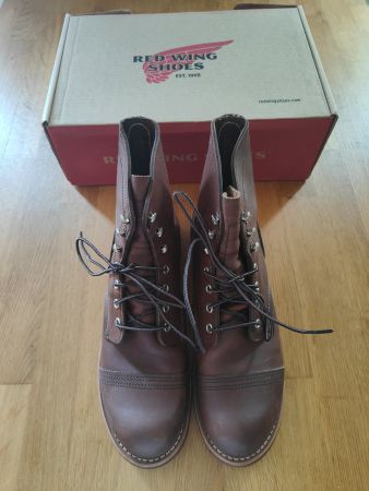 Red Wing Iron Ranger, 41.5, amber, ungetragen
