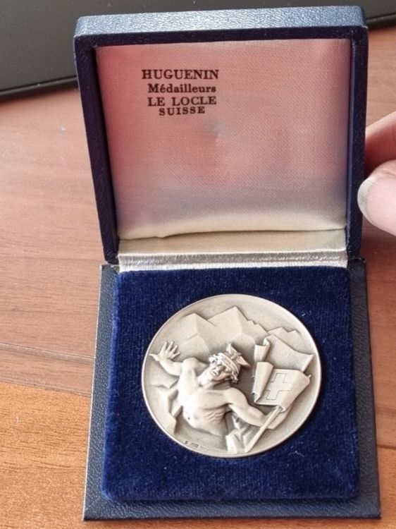 Médaille De Ski Vintage 1956 - Bronze Lauriot Pour Augis - Collection Sport France