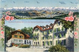 Läufelfingen  BL  -  Kurhaus FROHBURG - Station  um  1 9 1 2