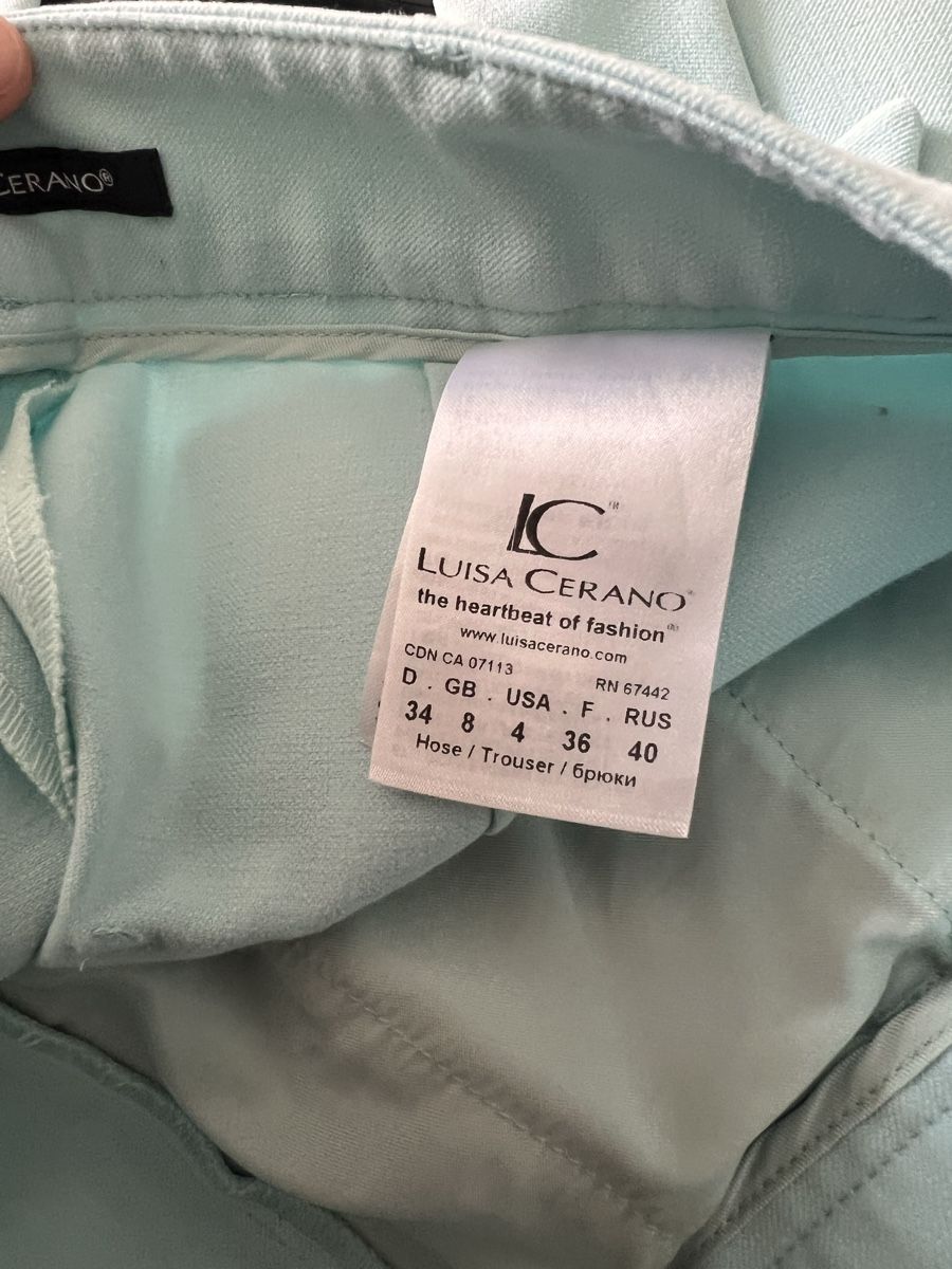 Luisa Cerano Pantaloni: Hose Luisa Cerano, Gr. 34, mint – Usato da Solothurn venduto da Brini06 4