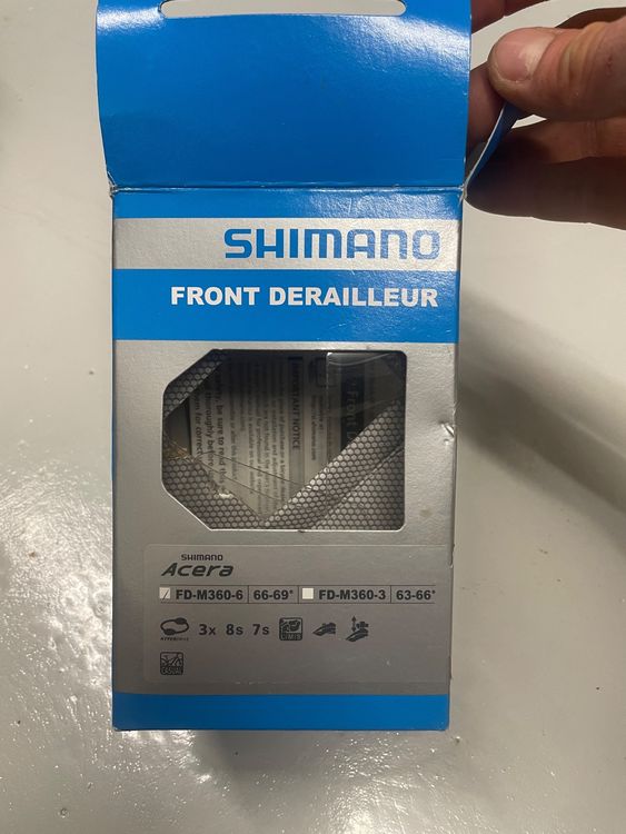 Shimano Acera FD-M360-3 63-66° | Kaufen auf Ricardo