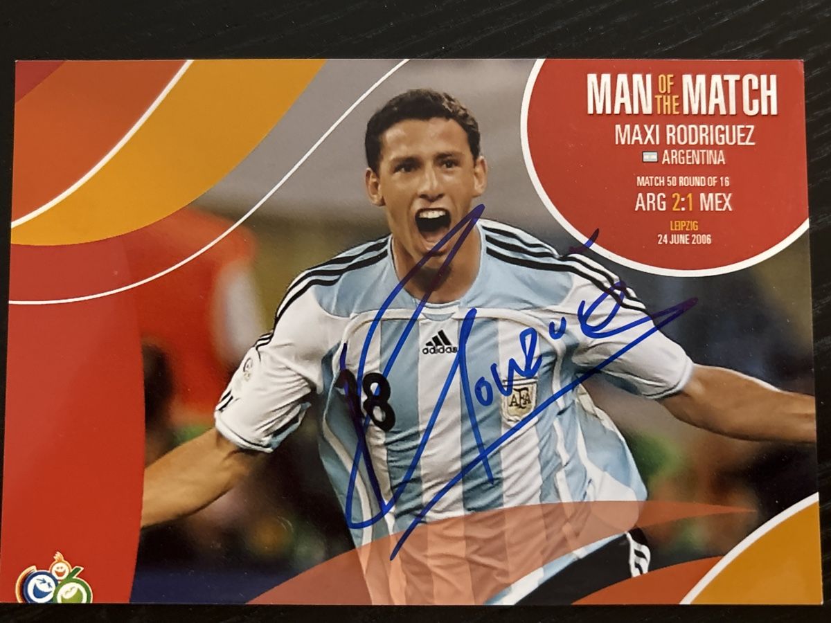 Autogramme: Maxi Rodriguez ARGENTINA – Gebraucht aus Uetendorf von hoisle