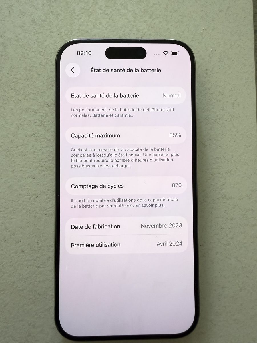 Apple Telefoni cellulari / Smartphones: iPhone 15pro 129gb – Usato da le landeron venduto da tototech 3