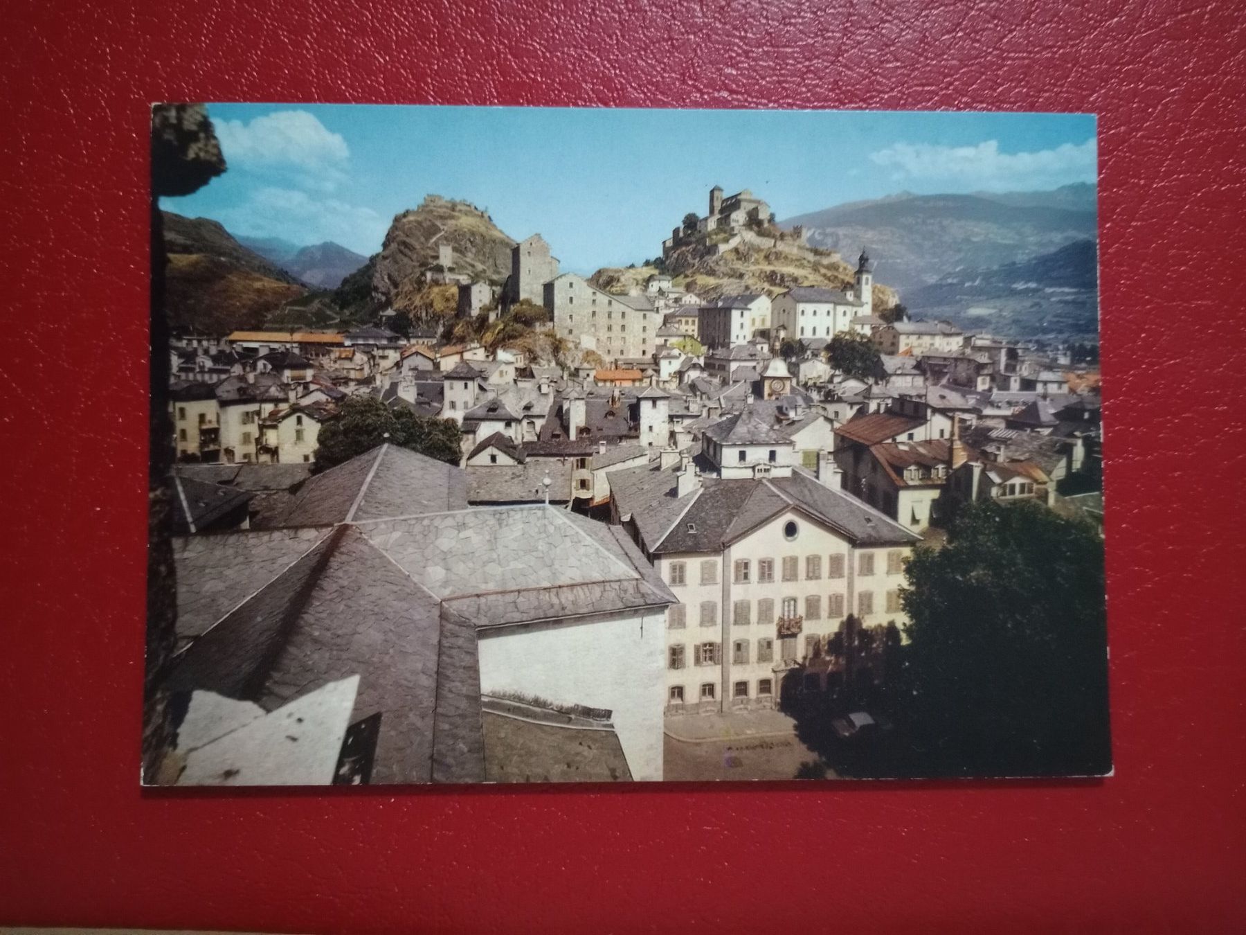 Cartoline postali: Sion Wallis alte IRIS Karte – Usato da Küttigen venduto da Melisch1000