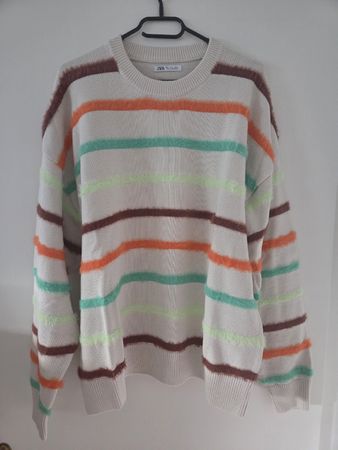 Zara Strickpullover, Grösse L, gestreift, neu,  ungetragen!