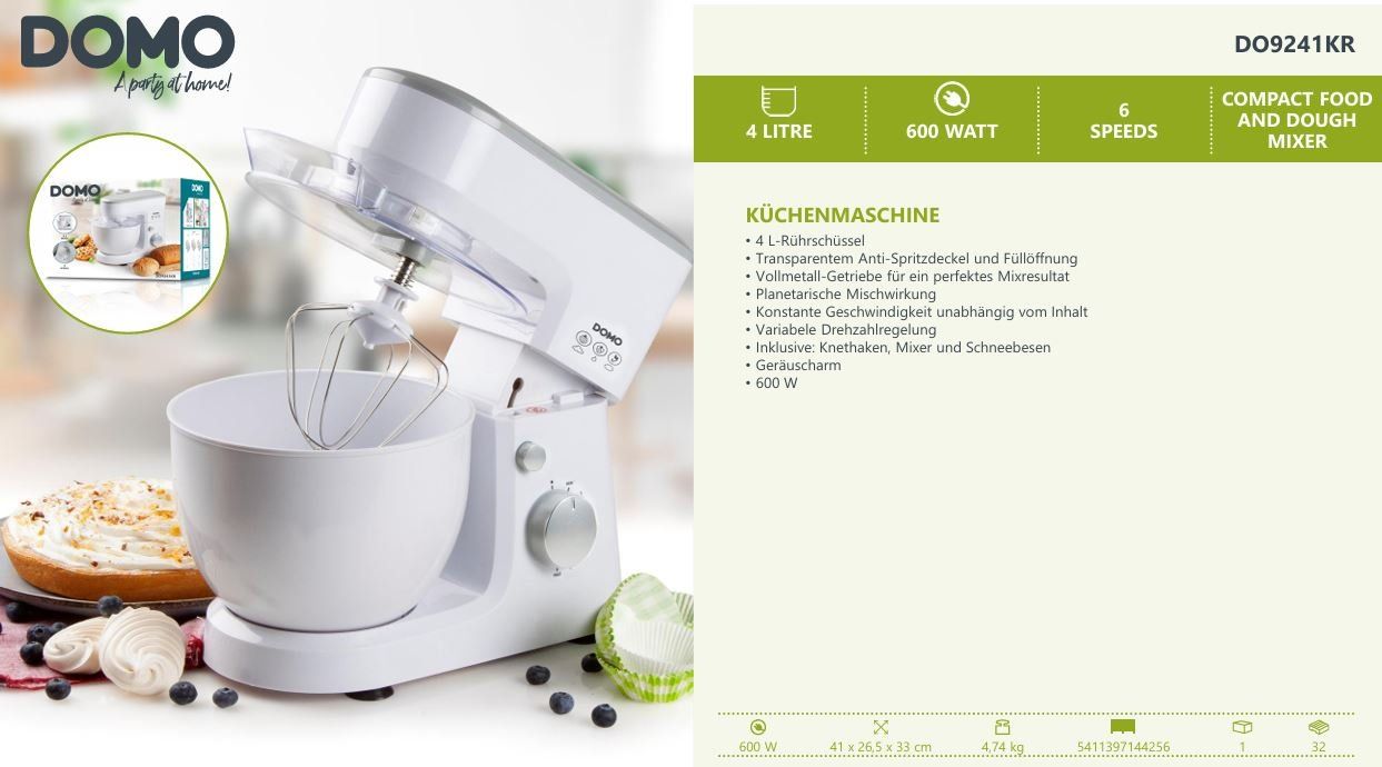 Küchengeräte: DO9241KR Küchenmaschine – Neu und originalverpackt aus Wängi von SPCSHOP 8