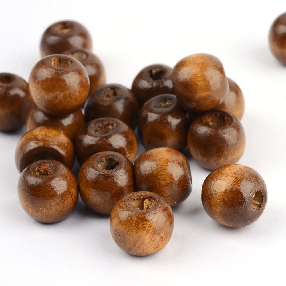 Perle (finte): Perlen Holz  dunkel  8x7mm   50 Stück – Nuovo (secondo la descrizione) da Alpnachstad venduto da perlengaby
