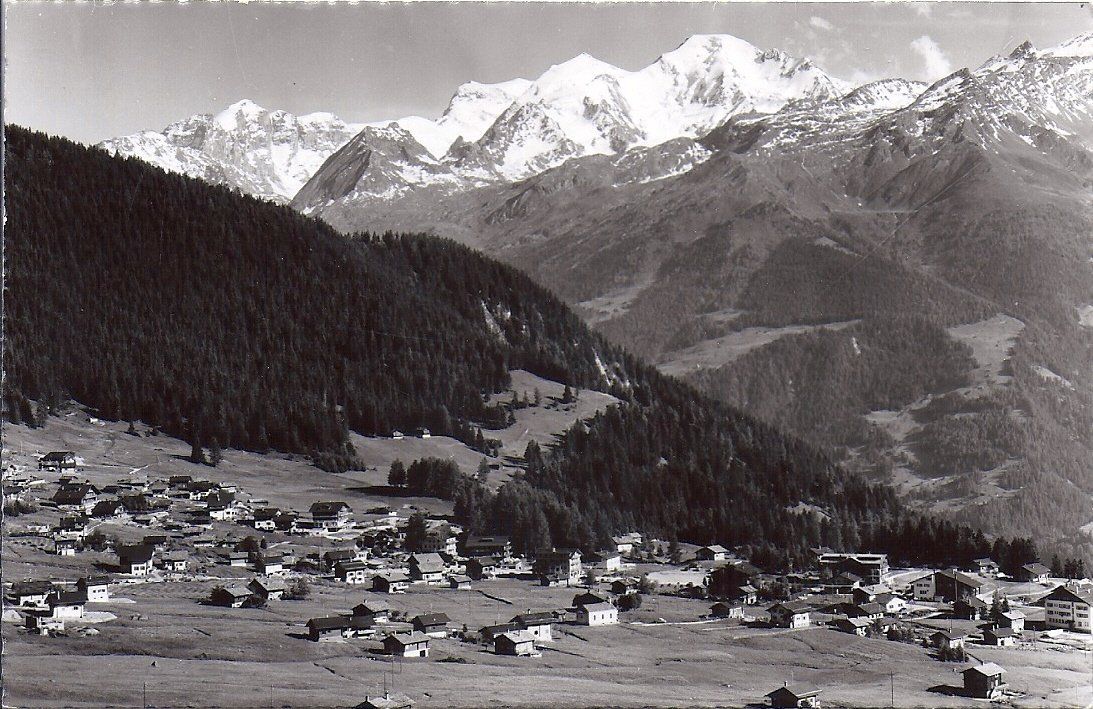 Cartoline postali: VERBIER, et le grand combin – Usato da Les Verrières venduto da Scampi0