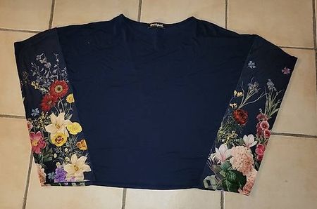 Desigual Flügelbluse, XL, neu