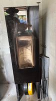 Kaminofen schwarz mit Sichtfenster gebrauchter Zustand