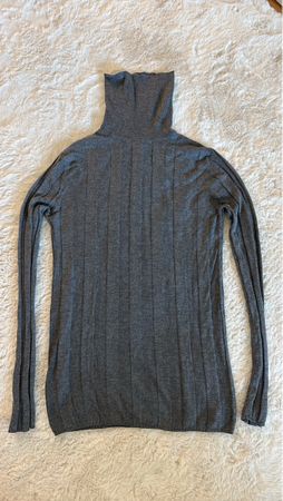Strickpullover dunkelgrau Grösse M neu