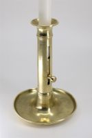 K0437 Antiker Säulenschaftleuchter Biedermeier ~1830