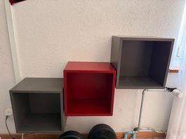 3x IKEA Eket ohne Wandhalterung!