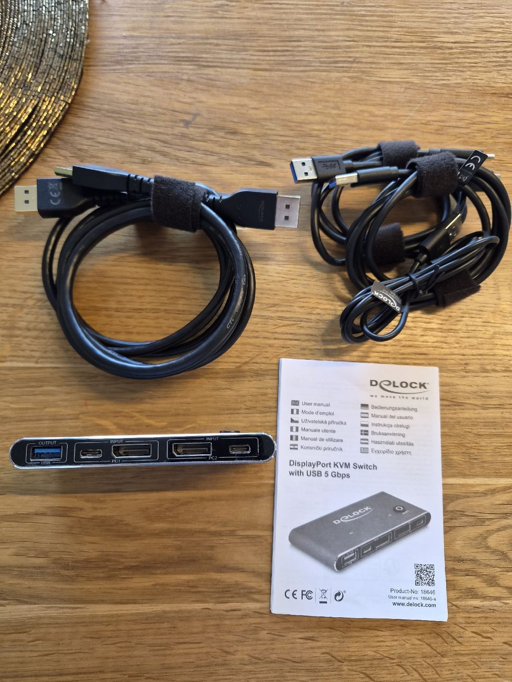 Hub & Switch: Delock DisplayPort KVM Switch 8K 30Hz mit USB 5 Gbps + DP – Nuovo (secondo la descrizione) da Sulgen venduto da Rayx1 2