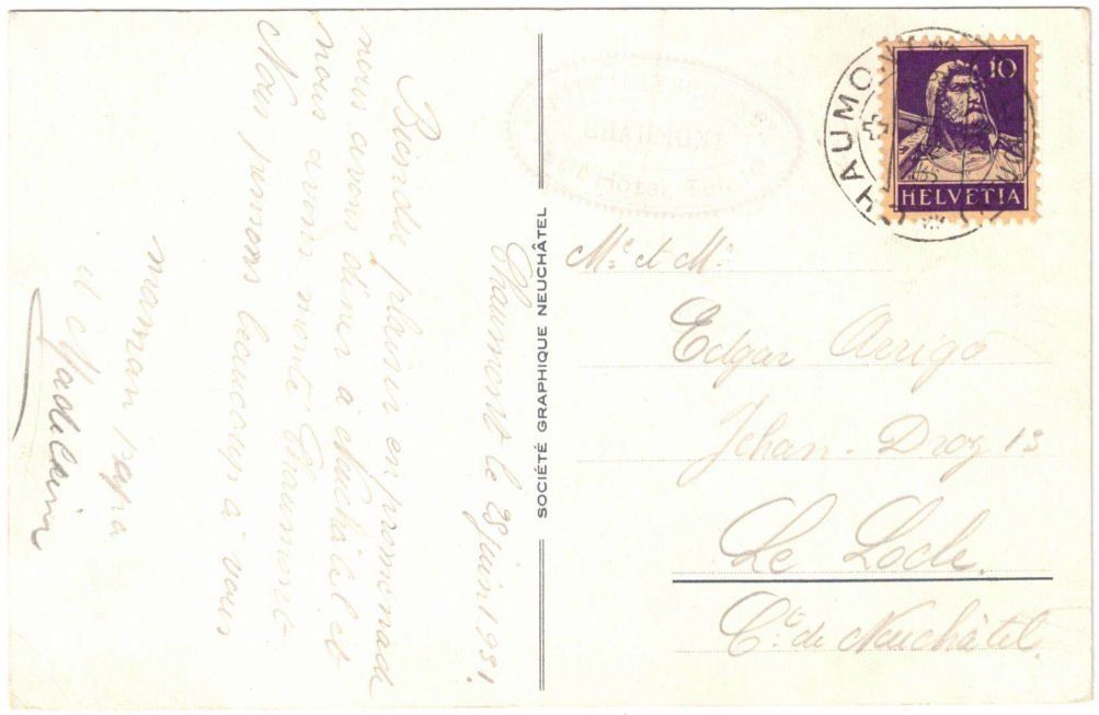 Cartoline postali: Chaumont - Standseilbahn – Usato da Binningen venduto da Mountainrider 1