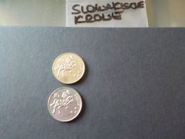 Europa, Slowenien, Münzen, Talarjev