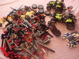 sehr viele LEGO TECHNIK Steine und Technic Modelle Traktor +