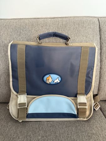 Cartable Tintin en état parfait. Pour les funs de Tintin!