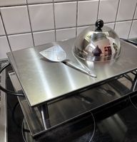 Grill Tischgrill Griddl Tepanyaki Stahl neu m. Brennern