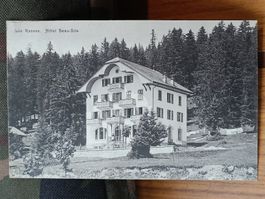 Alte PK / Les Rasses - Hotel Beau Site Gelaufen 1921