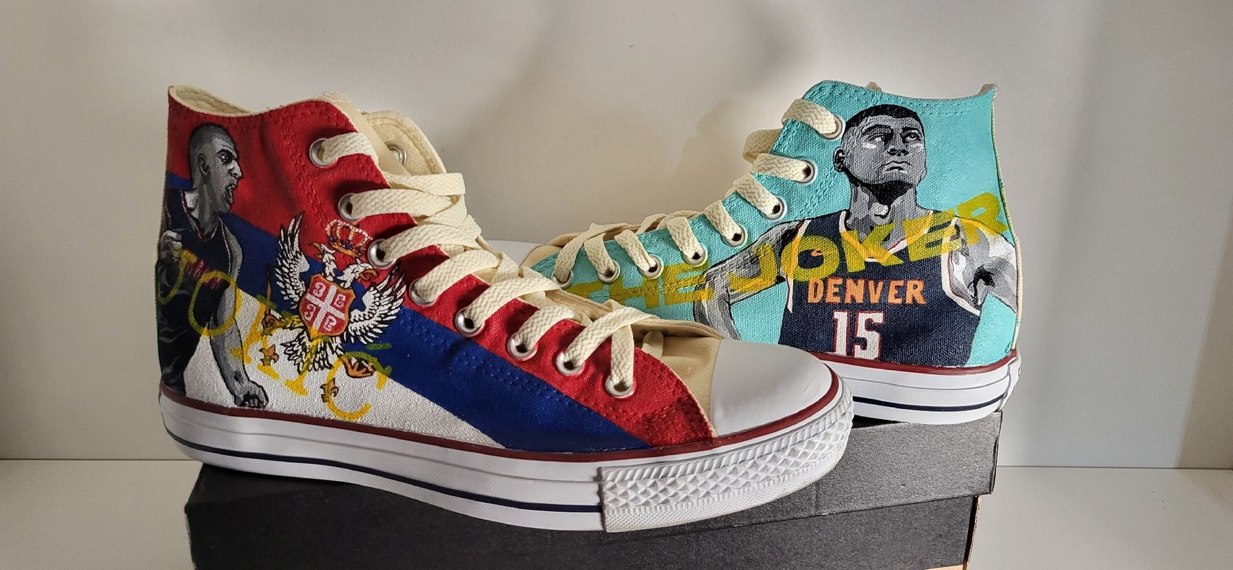 Converse Herrenschuhe: jokic converse custom – Neu und originalverpackt aus Camignolo von Hakunamat5