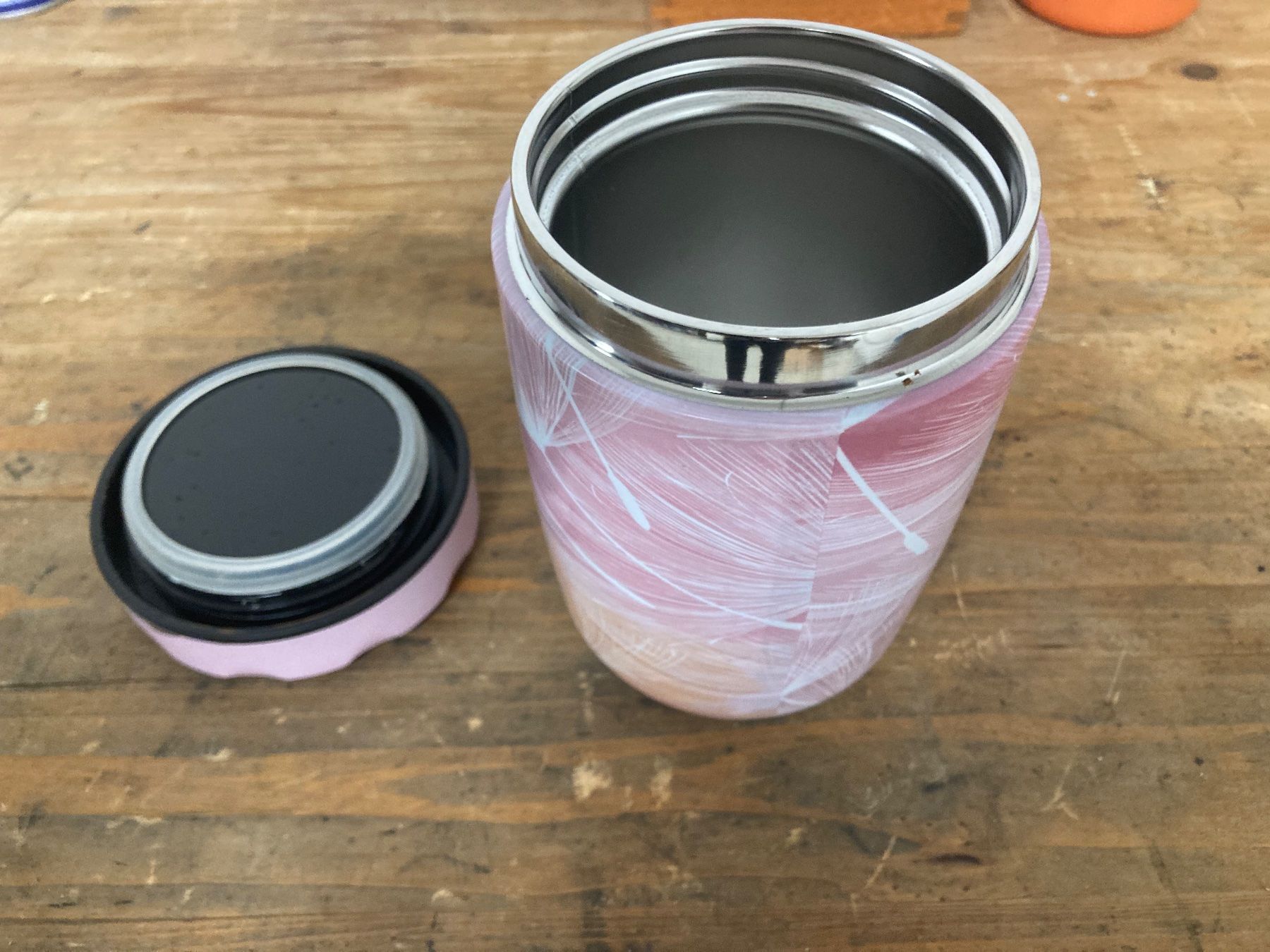 Borracce & Thermos: Thermos rose en acier inoxydable – Usato da Cousset venduto da xgi_c7z6 1