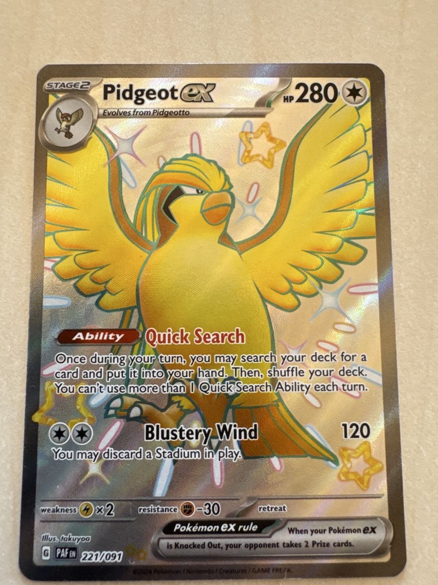 Pokémon Sammelbilder & Trading cards: Pidgeot ex 221/091 – Gebraucht aus Flüh von LucaK