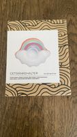Getränkehalter aufblasbar Wolke mit Regenbogen 22x18x7cm