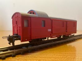 H0 Rote Modell Eisenbahn Viehwagen