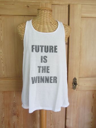 Sport Top weiss locker - S