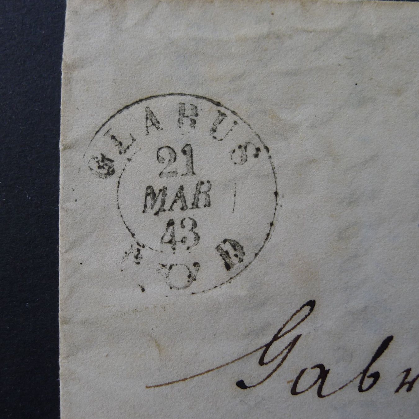 Tous les timbres: 1843 Vorphilatelie von GLARUS nach NETSTAL GL – D'occasion à Ebikon par SilvioFreund 1