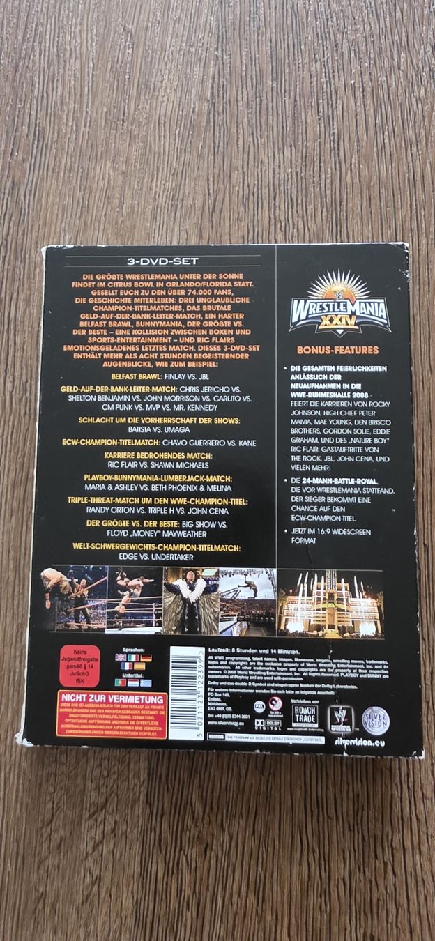Tutti i DVDs: WWE Wrestlemania 24 DVD – Usato da Flawil venduto da Heartbreaker 1
