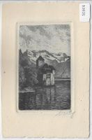 Schloss Chillon - Original-Radierung (Handabzug)