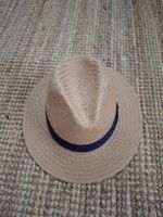 Chapeau style panama brun Manor NEUF
