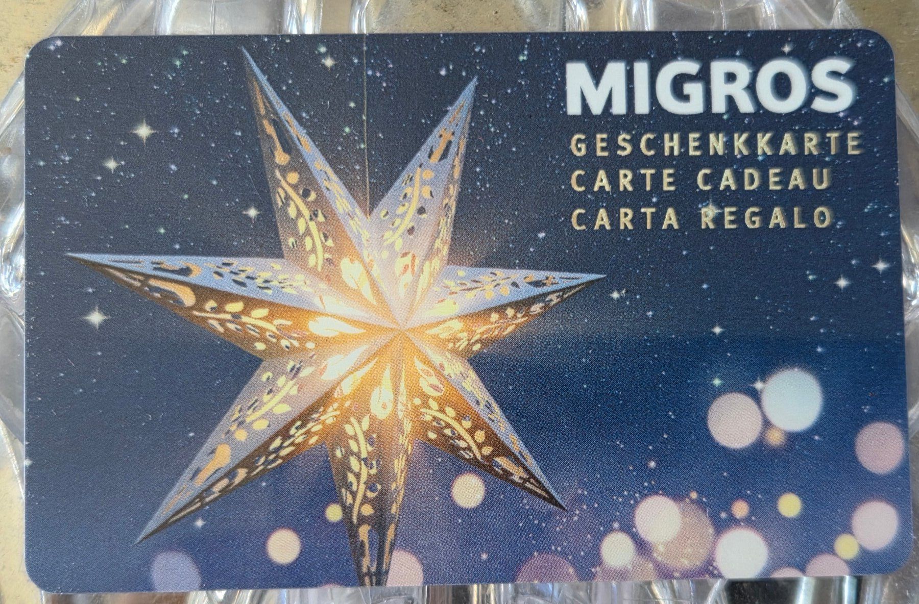 Cartoline: M Geschenkkarte Stern – Usato da Gossau SG venduto da oreliefredy