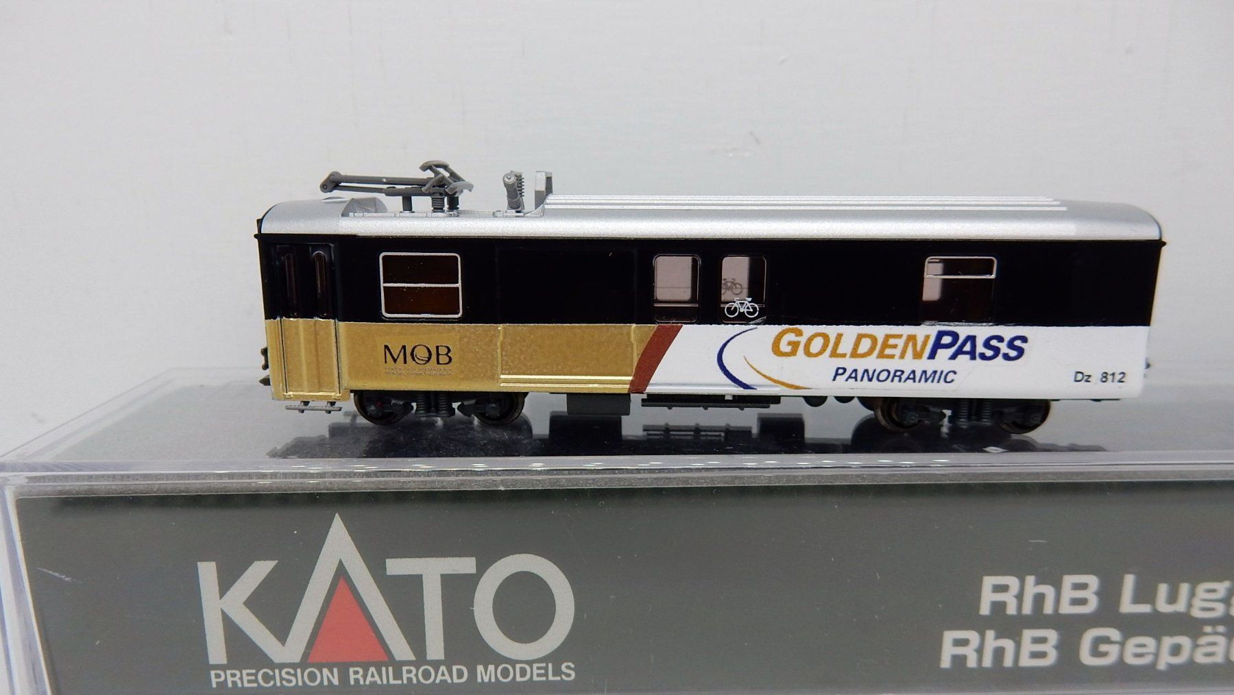 Kato Modellini di ferrovie: N - MOB   "Goldenpass" - Fourgon bagages  Dz 812 – Nuovo (secondo la descrizione) da Locarno venduto da Gudrun2 1