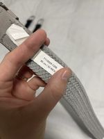 Geflochtener Gürtel grau 85 cm / 32 Inch 