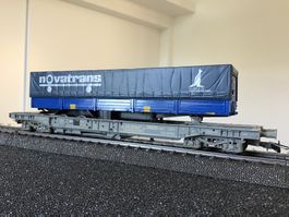 4XROCO LASTWAGENTRANSPORT WAGEN WECHSELSTROM H0