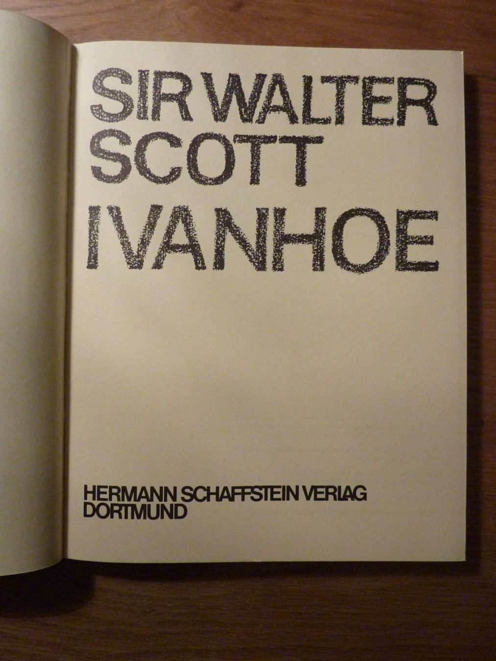 Bücher: Buch: Ivanhoe – Gebraucht aus Effretikon von Lupari 1