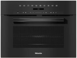 Kompakt Mikrowelle/Backofen MIELE H 7240-60, Obsidianschwarz